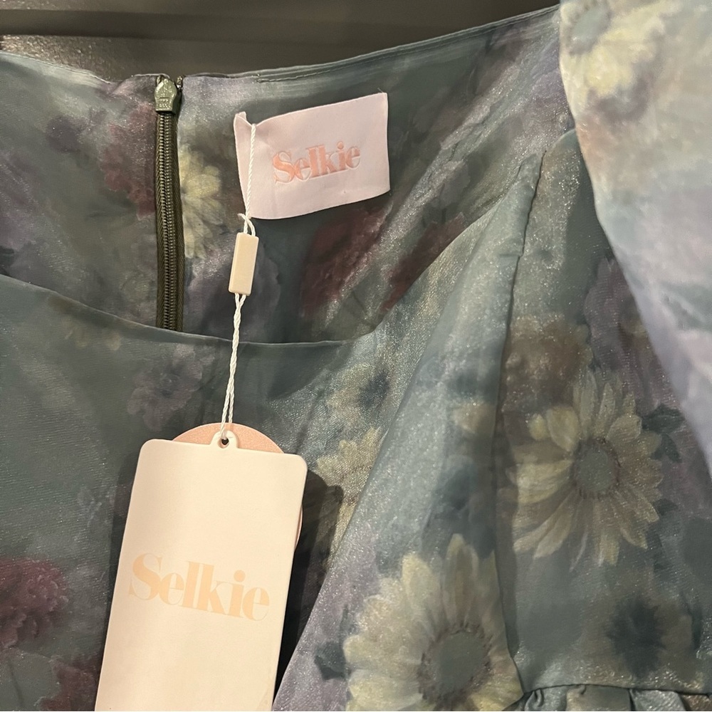 Selkie the Puff Dress in Chalk Dust Floral Size 3X NEW! New with tags! - Picture 4 of 12